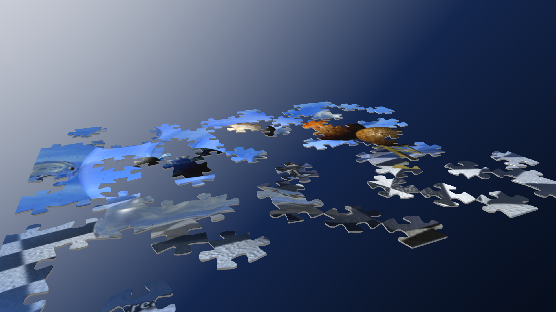 Gaia 3D Jigsaw Puzzle Screensaver